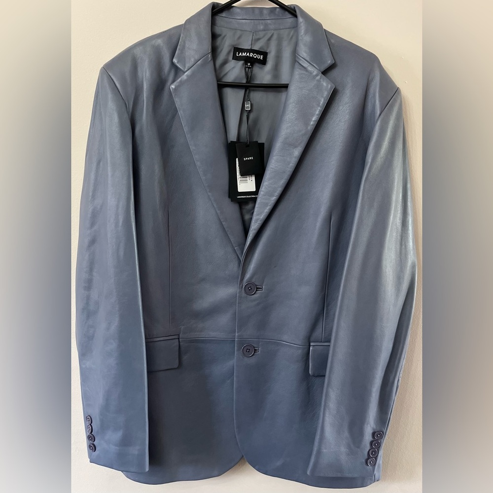 Lamarque Genuine leather blazer (brand new)